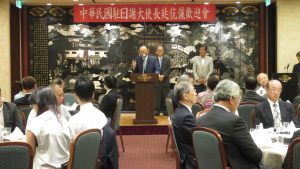 日本民意代表紛紛向謝代表致意