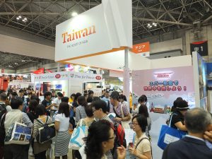 ２０１５年の台湾ブースの様子