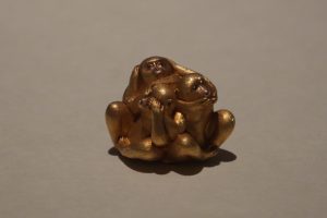 三猿根付（明治−大正時代）