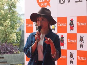 人気モデル・田中里奈さんが台湾についてトークショー