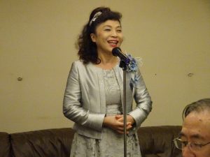 僑務委員謝美香感謝大家在第23屆世界台商總會總會長選舉中支持相挺