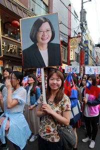 台灣留日東京同學會會長陳瀅初次參加國慶遊行覺得很特別