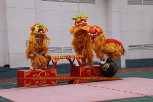 校友會帶來壓軸的北師舞表演，吸引場邊民眾矚目