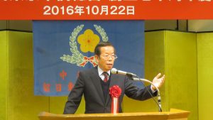 謝代表以人生七十才開始勉勵僑會繼續向前