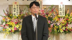 台北駐日經濟文化代表處副代表張仁久對千葉僑會在地方的經營表示感佩