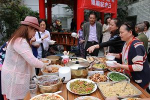廟方特別準備素食餐點
