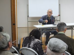 当時の経験などを語る喜久さん