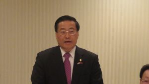 台北駐日經濟文化代表處札幌分處處長陳桎宏希望僑團多與北海道地方親華團體交流