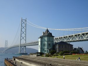 坐落於明石海峽大橋畔的【孫文紀念館】