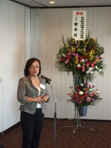 鹿児島県台湾蓬莱会陳怡如会長