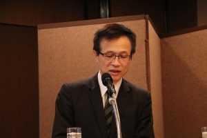 台灣貿易中心東京事務所所長吳俊澤致詞