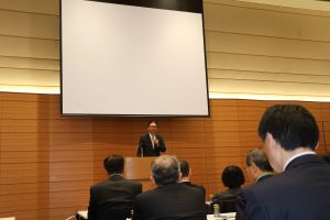 日華懇議員古屋圭司表示這場播映會是台日間友情和信賴的表現