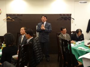 橫濱華僑總會會長羅鴻健致詞致詞