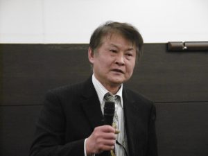 余玉隆副會長提出人材 人材 人財 三階段勉勵學員