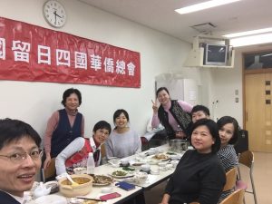 料理講習結束後，一同用餐