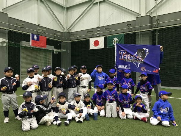 台灣幼兒棒球隊赴日德島參加交流賽