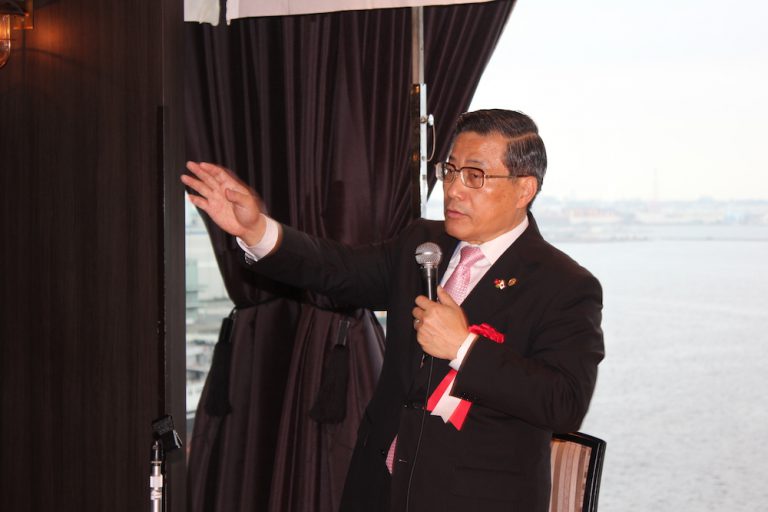横濱・陳処長、台湾の国際組織参加の重要性を強調