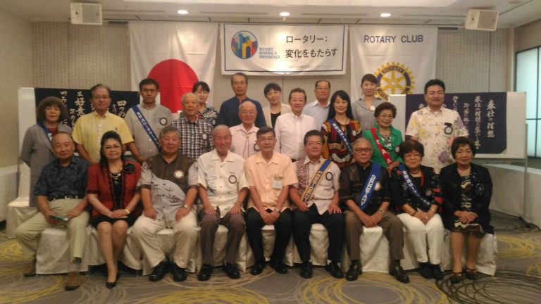 駐那霸辦事處蘇啟誠處長參加宜野灣扶輪社例會