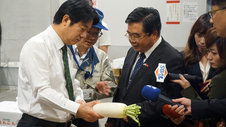 賴清德訪豐洲市場　盼將現代化經驗帶回台灣