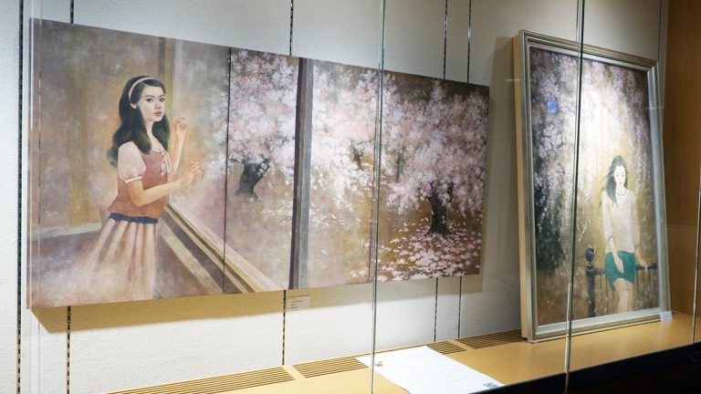 旅日畫家林葳東京個展　展現東方美人氣息