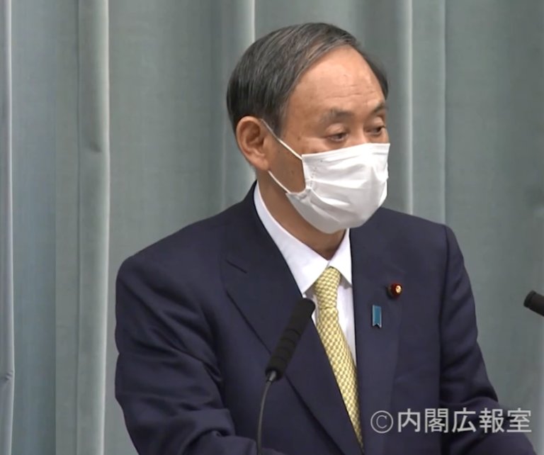 台湾のマスク寄贈に会見で謝意