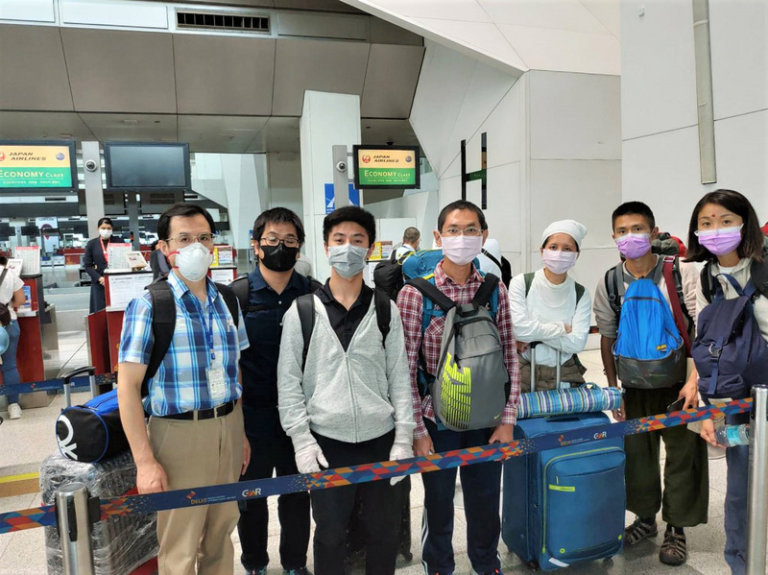 日本出手相助 已有部分旅印僑胞順利東京轉機返台