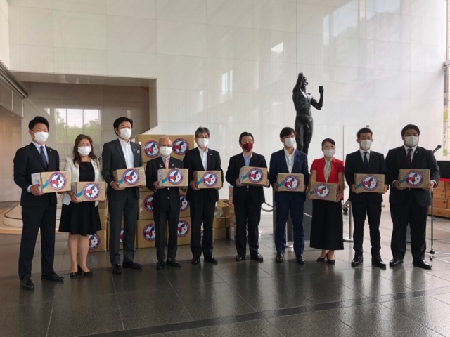 預防疫情再次來襲　屏東贈神戶市物資