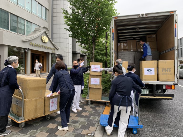 慈濟日本分會集結愛心物資　支援日本防疫