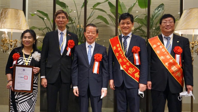 日總會長陳五福接棒　盼服務台商榮耀商會