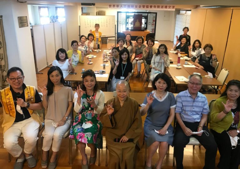 世華日本關西分會訪大阪佛光山　幸福人生和素食料理教學