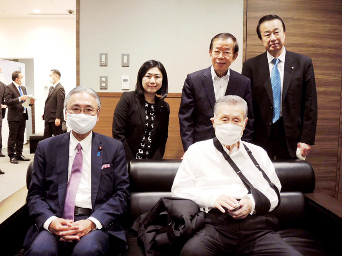 森喜朗前首相再度率團訪台（截自古屋臉書）