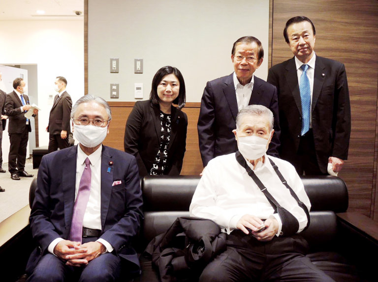 森喜朗前首相再度率團訪台（截自古屋臉書）