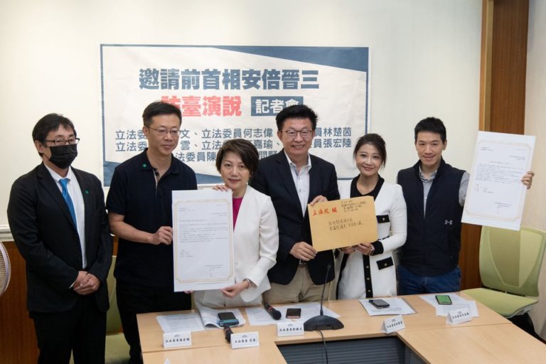 明年東日本大地震十週年　台跨黨派立委邀安倍赴台演說