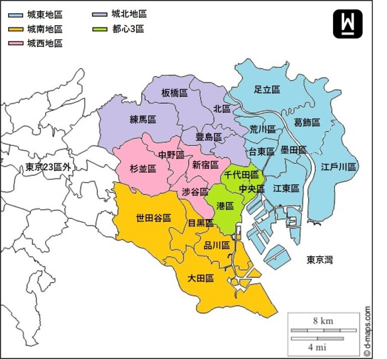 東京23區中古房屋租金回報率前10位 (2020年)