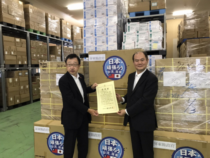 台日互助 屏東縣政府二度捐贈札幌市政府醫療物資