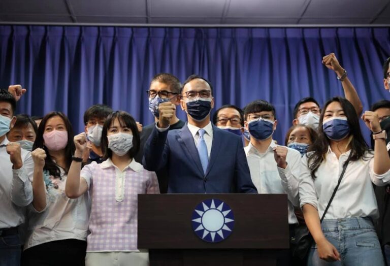 国民党の主席選で「朱立倫元主席」が現職らを破り当選