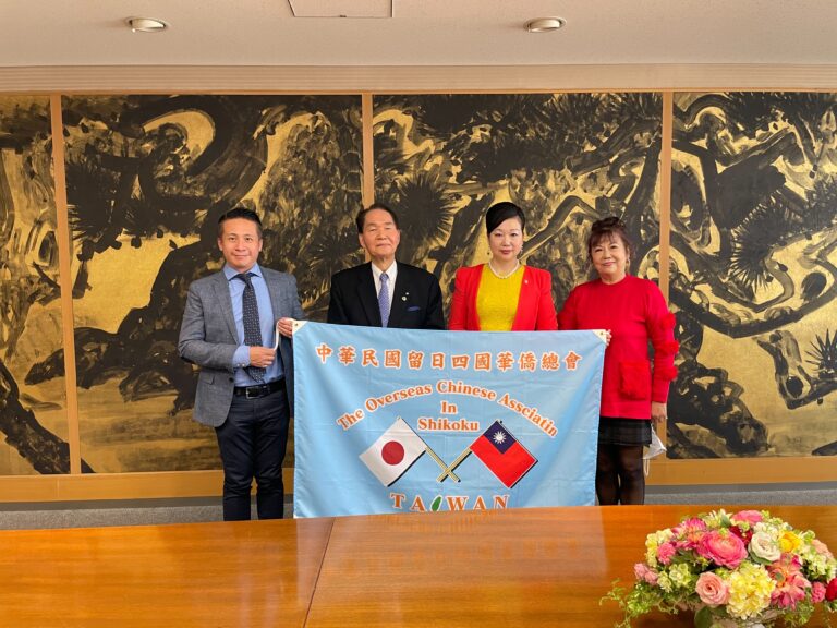 幫助香川對抗第六波疫情　四國華僑總會捐醫療物資