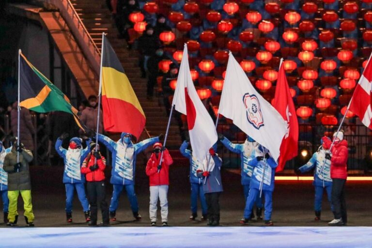 開幕式で幕が降りた、台湾人の北京五輪