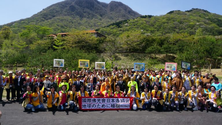 佛光山法水寺發起健走種樹　響應減碳愛護地球