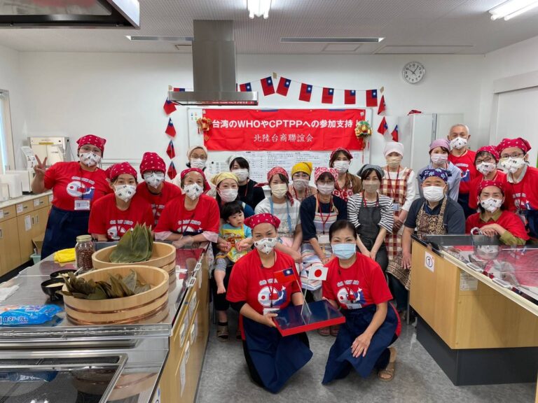 日本北陸台商聯誼會包粽活動　獲日本民眾好評