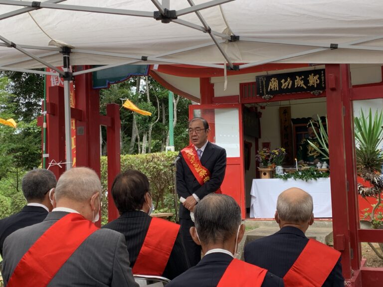陳銘俊處長出席長崎鄭成功冥誕紀念　並與學生共進午餐宣傳台灣