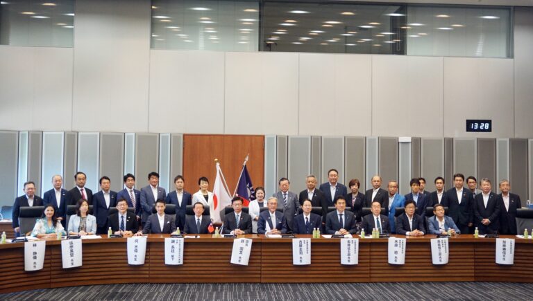 亞東國會議員友好協會訪團拜會日華懇　關注台海和平與台日安保