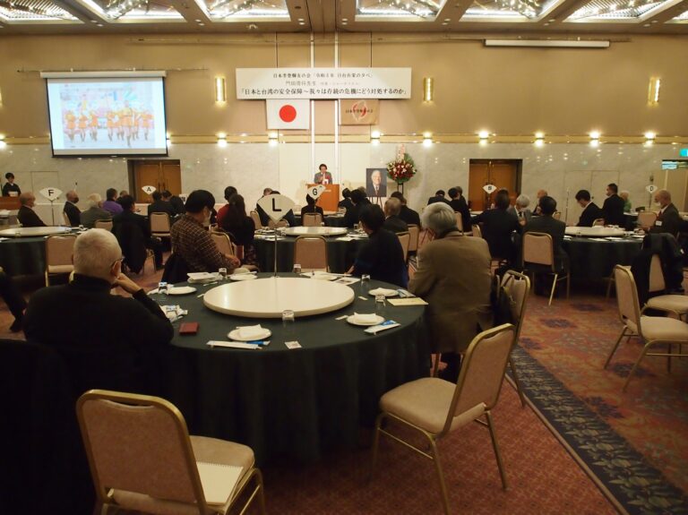 門田氏が講演　「安倍氏は死してなお、台湾を守っている」 李登輝友の会が「日台共栄の夕べ」開催