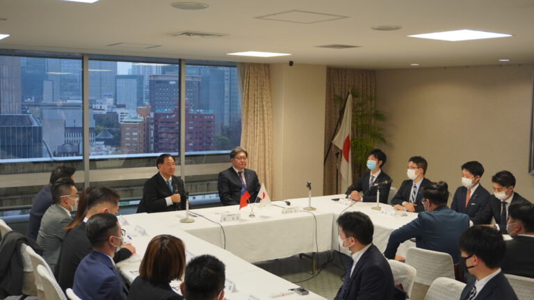 救國團訪日拜會自民黨本部 推動政黨外交 