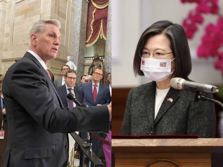蔡総統と米下院議長の会談を発表