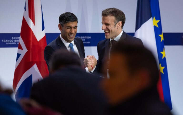英仏首脳会談、台湾海峡の平和に言及　外交部「深い感謝」