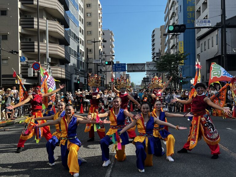 高雄市中華芸術学校、八王子まつりで台湾の伝統文化を披露