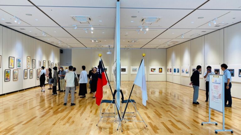 盛大開幕！和歌山市舉辦第二屆日本臺灣學校美術作品聯合展