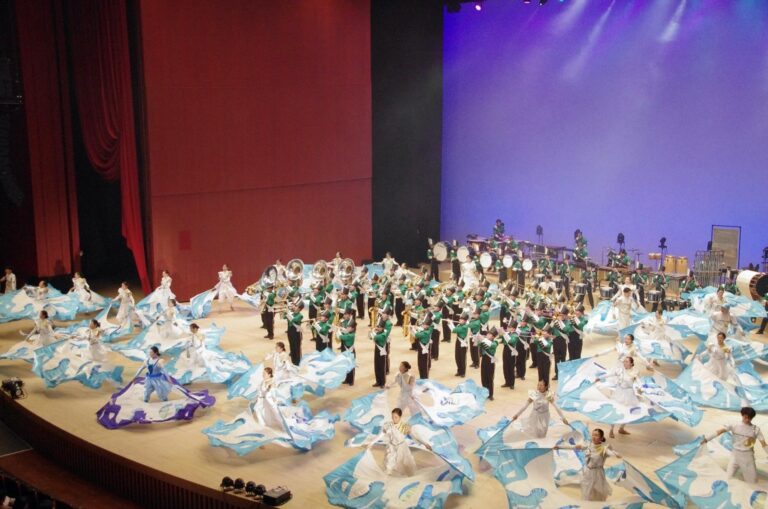 東農大二高吹奏楽部、双十国慶節式典に出演