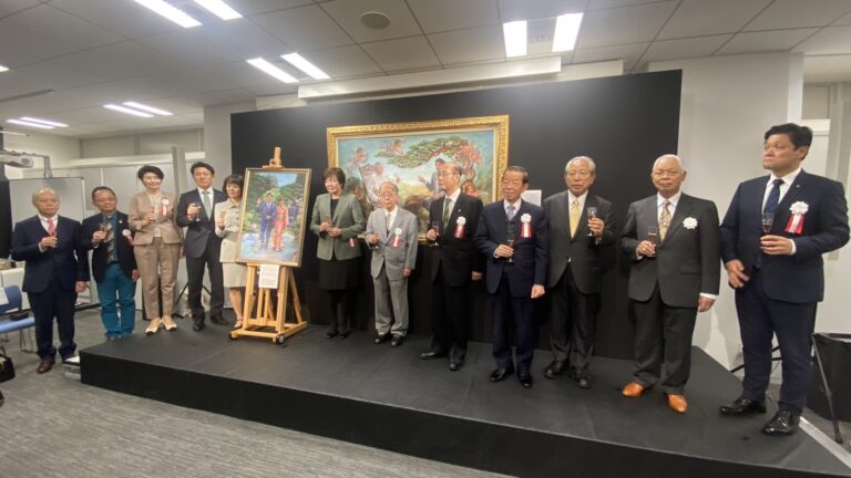 台灣藝術家邱貴個展登場　安倍昭惠見畫不禁落淚